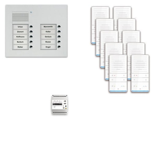 TCS Tür Control - Türsprech-Set audio:pack Unterputz f.1WE PAUF102/001 m. Außenstation PUK − 1 Stück