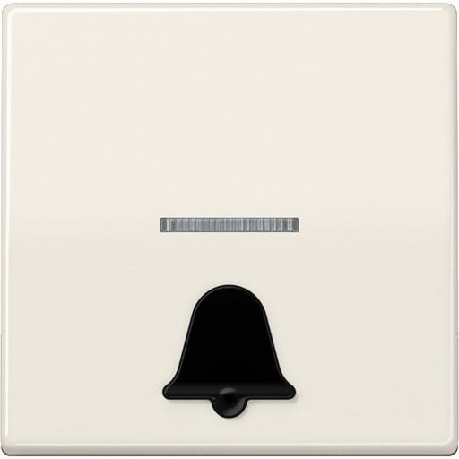 Jung - Abdeckung/Bedienelement für Installationsschalterprogramme Wippe abt.Sym.KLINGEL ws AS 591 K1KO5 für beleuchtb.Taster