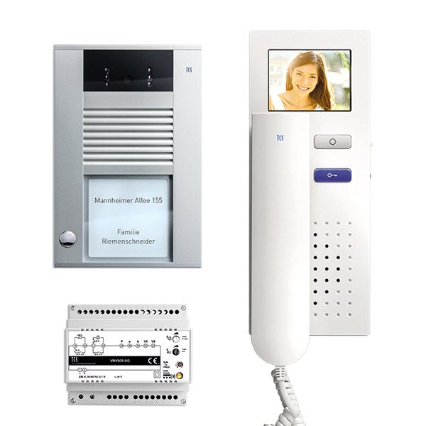 TCS Tür Control - Türsprech-Set Video:pack AP 1WE PVE1510-0010 m.Außenstation AVD