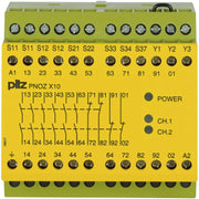 Pilz - Gerät zur Überwachung von sicherheitsgerichteten Stromkreisen Not-Aus-Schaltgerät PNOZ X10 #774703 110-120AC6n/o4nc3LED