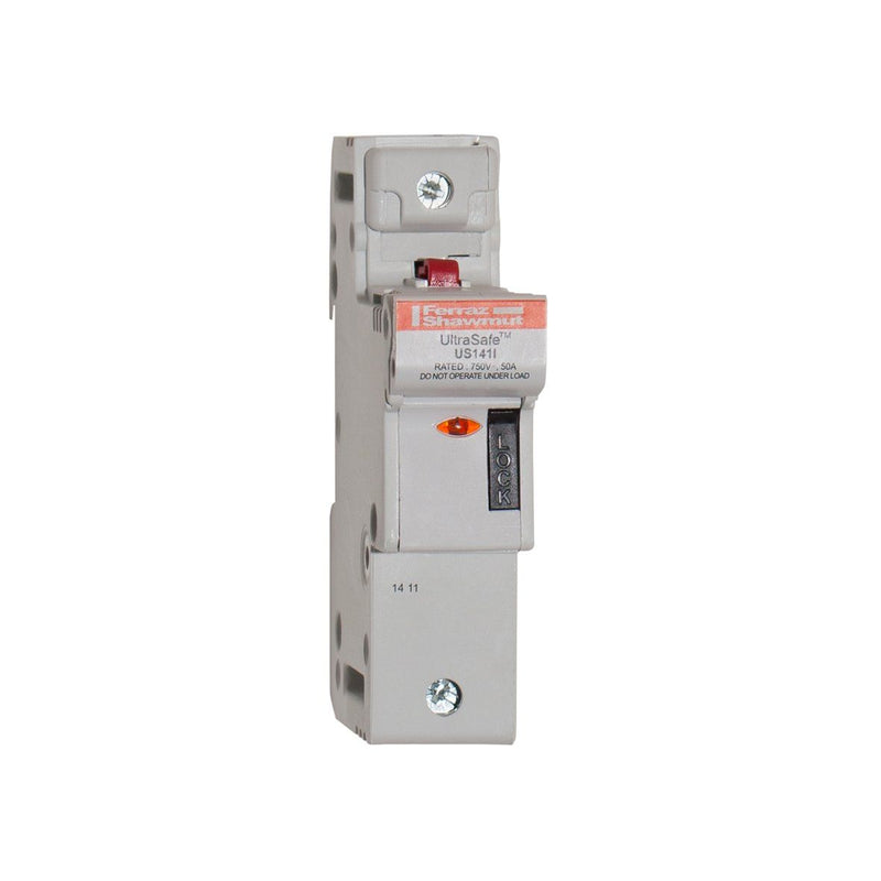 Mersen - Halter für zylindrische Sicherung Sicherungshalter UL US141I 14x51 50A 1-p. − 6 Stück