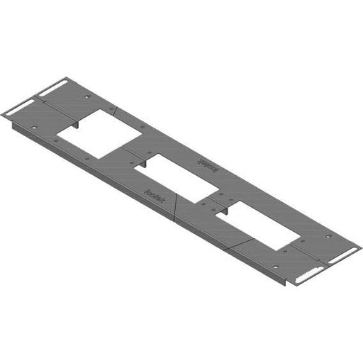 Icotek - Komponente für den Ausbau (Schaltschrank) Bodenblech KDR 2VX25 - 1200#44410 geteilt