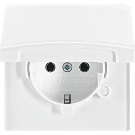 Busch-Jaeger - Steckdose Schuko-Steckdoseneinsatz 20 EUGK-34-101 IP44 alpinweiß