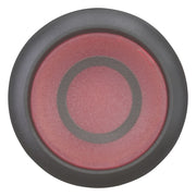 Eaton - Frontelement für Drucktaster Leuchtdrucktaste M22S-DL-R-X0 flach,rot,beschr. − 10 Stück