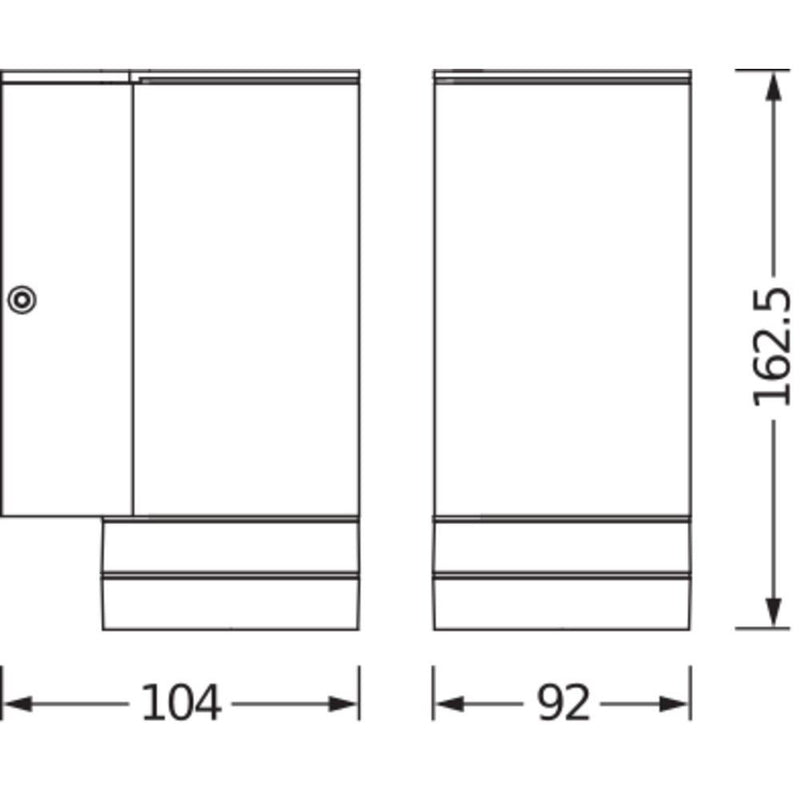 Ledvance - Decken-/Wandleuchte Wandleuchte GU10 ENDURA#4058075554511
