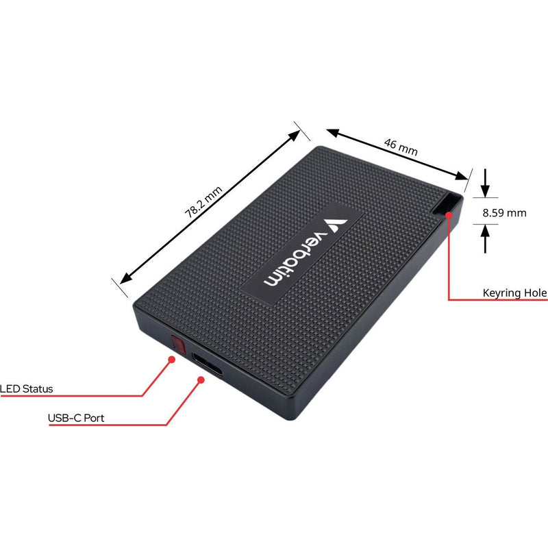 Verbatim - Speichermedium digital SSD 1TB USB 3.2 Typ A-C 32031 Metal Mini