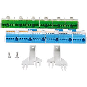 Hensel - Ein- und mehrpolige Klemmenleiste PE- und N-Klemme FP FC 36 NT 2rhg, je 30 Klemmst