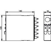 Telegärtner - Patchpanel LWL TS-Verteiler 6xLC-D MM 100022800 Metallhülse