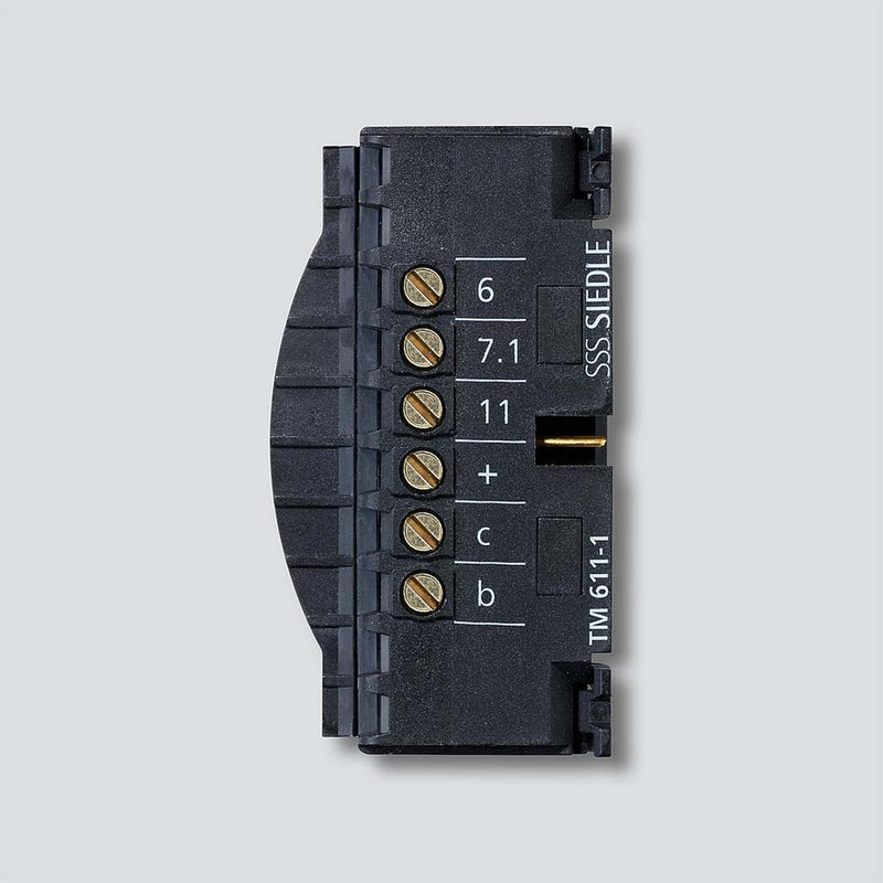 Siedle&Söhne - Zubehör/Ersatzteile für Türkommunikation Klemmblock TM 611-1 Schwarz