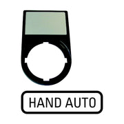 Eaton - Schildträger für Befehlsgeräte Tastenzusatzschildträger M22S-ST-D11 Hand AUTO