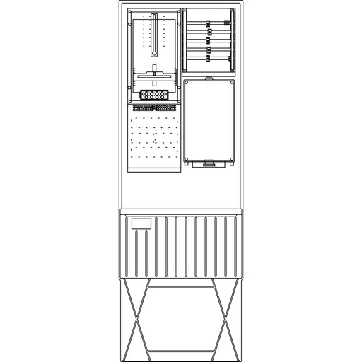 Elsta Mosdorfer - Zähler-Komplettschrank Zähleranschlusssäule 10051782 A320 S5 1Z 3.HZ 12TE