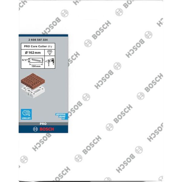 Bosch - Bohrkrone PRO Trockenbohrkrone, 162 2608587334 x 150 mm, G 1/2 Zoll