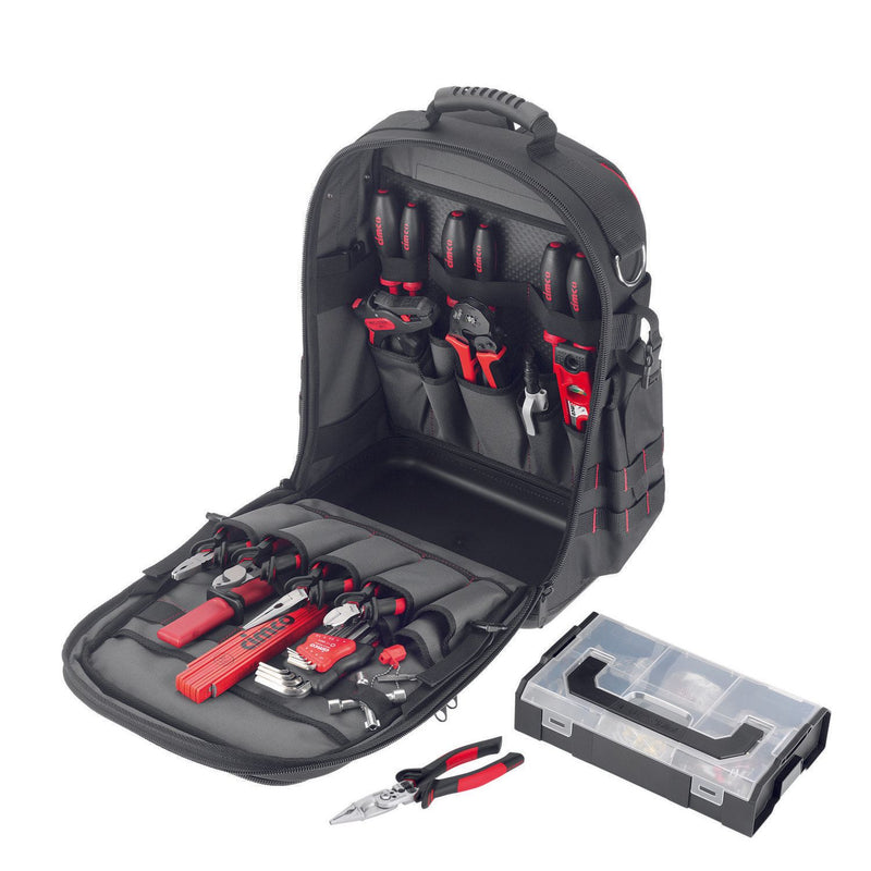 Cimco Werkzeuge - Werkzeugset Werkzeug-Rucksack electric 170426 25-tlg, L-Boxx-Mini