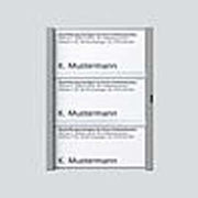 Siedle&Söhne - Zubehör/Ersatzteile für Türkommunikation Namensschild titan-met kpl 200029793-00 f.TM 612-3 TM − 1 Stück