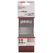 Bosch - Schleifpapier/Schleifvlies PRO X440 Schleifband, 65 x 2608606021 410 mm, G180, 3-tlg
