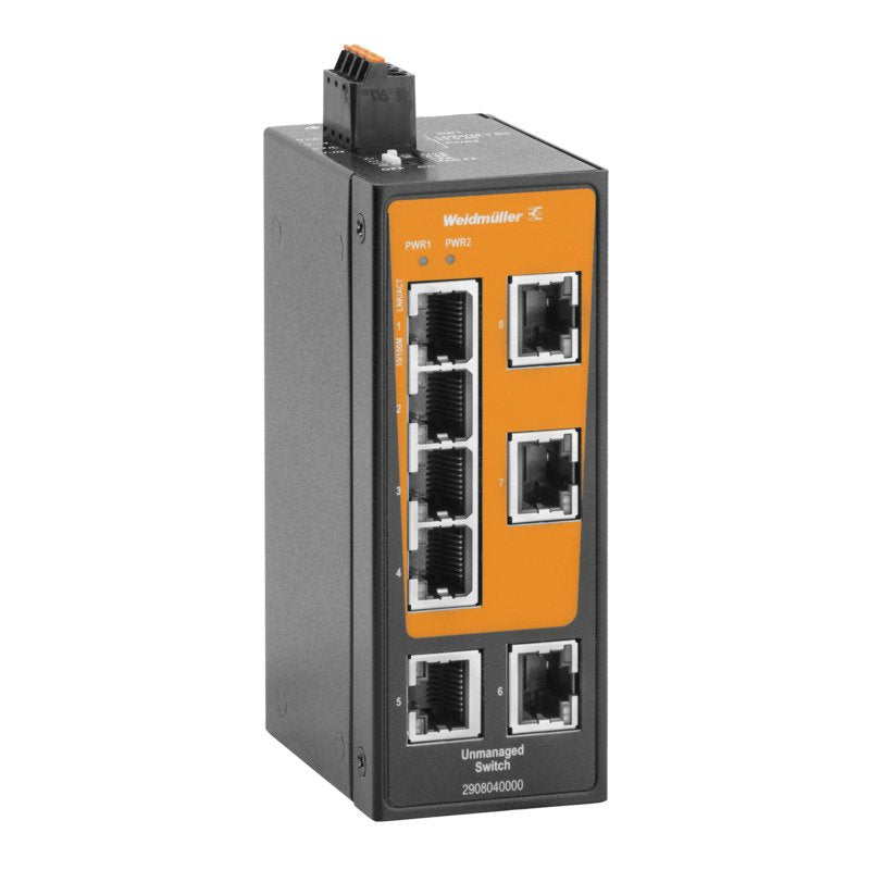 Weidmüller - Netzwerk Switch Netzwerk-Switch unmanaged IE-SW-BLB-08-8TX