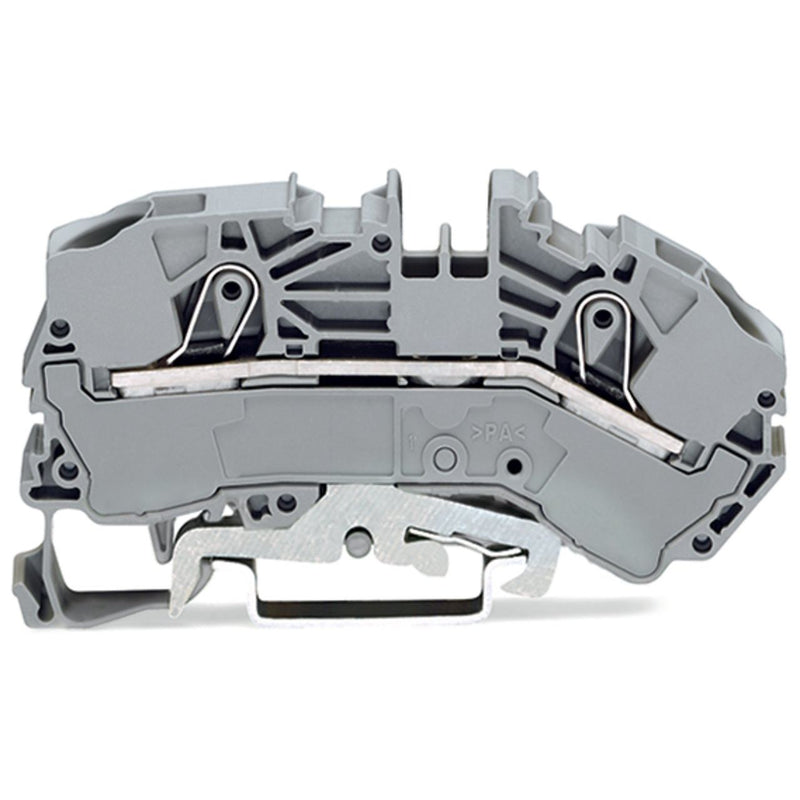 WAGO - Durchgangs-Reihenklemme Ersatzeinspeiseklemme 2016-7611 16 mm²,12 mm,grau − 20 Stück