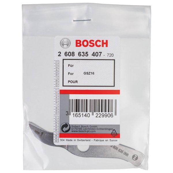 Bosch - Ersatz-Messerklinge Messer gerade bis 1,0 mm, 2608635407 für