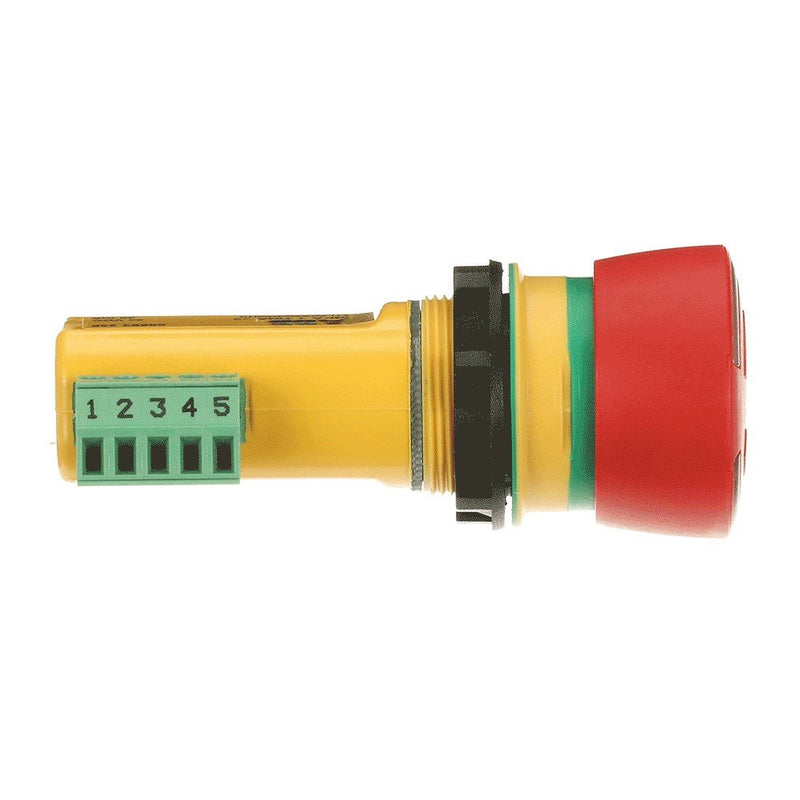 ABB Stotz S&J - NOT-AUS-Taster, Komplettgerät Not-Halt-Taster INCA 1 Tina v2 f. Einbau Bedienfeld