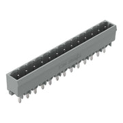 WAGO - Leiterplattensteckverbinder THT-Stiftleiste Lötstift 231-173/001-000 1,2x1,2,gerade,grau − 50 Stück