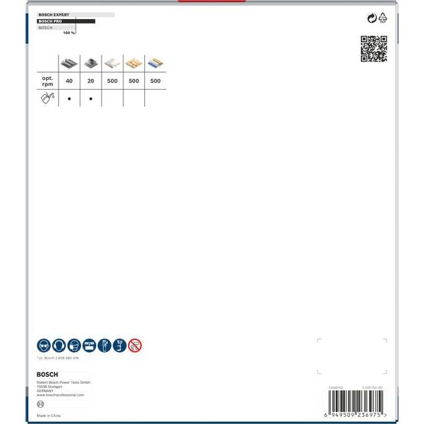 Bosch - Lochsäge PRO Multi Material 2608901545 Lochsäge 168 mm mit