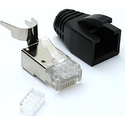Excel Networking - Kontakt für Industriesteckverbinder RJ-45 Crimpstecker Cat.6A 100-118-100(VE100) sw (VE100)