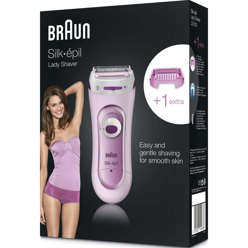 BRAUN - Elektro-Rasierer Ladyshaver LS 5100 pink Silk-epil