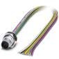 Phoenix Contact - Rundsteckverbinder, feldkonfektionierbar (Industriesteckverbinder) Einbausteckverbinder SACC-DSI-M12#1419726