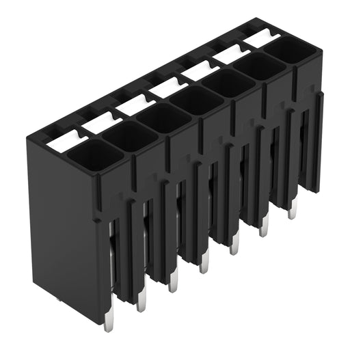 WAGO GmbH & Co. KG - Leiterplattenklemme THR-Leiterplattenklemme 2086-1107/300-000 Drücker,1,5mm²,sw − 132 Stück
