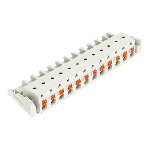 WAGO - Kabelsteckverbinder für Leiterplattensteckverbinder 1-Leiter-Federleiste 2721-212/037-000 Push-inCAGECLAMP,lgr − 10 Stück