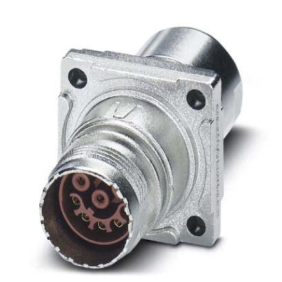 Phoenix Contact - Rundsteckverbinder, feldkonfektionierbar (Industriesteckverbinder) Wanddurchführung ST-17S1N8ACK02S