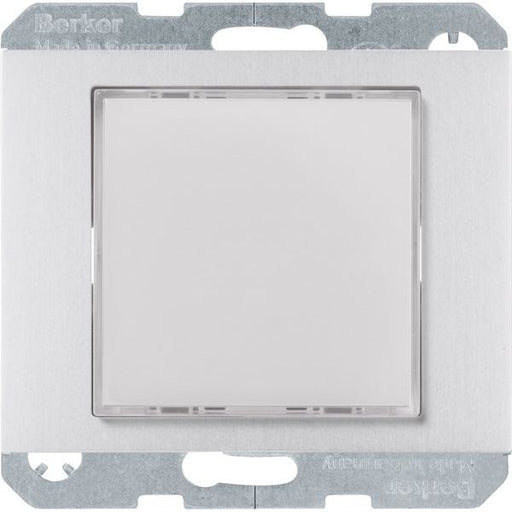 Berker - Info-Lichtsignal für Installationsschalterprogramme LED-Signallicht rot/grün 29527003 alu matt lackiert
