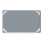 Eaton - Einführungsflansch für Kleingehäuse/Schaltschrank Flanschplatte IP55 F3A-2K-D50/3 Isolierstoff