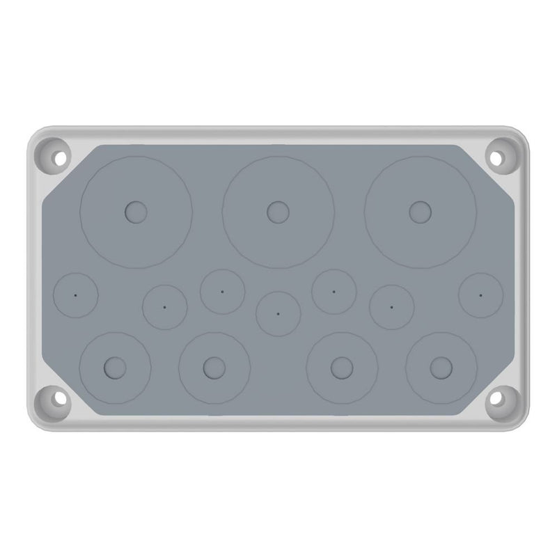 Eaton - Einführungsflansch für Kleingehäuse/Schaltschrank Flanschplatte IP55 F3A-2K-D50/3 Isolierstoff