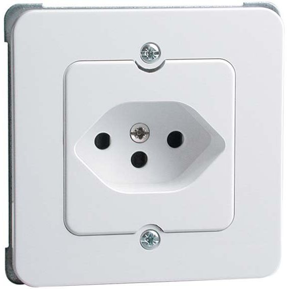 Peha - Schalter-/Steckdosenkombination Steckdose rws D 80.6671.02 CH SI 10A 250V Schweiz