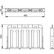 Telegärtner - Patchpanel LWL 19Z LWL-Rangierverteiler 100021750 f. 3xModul 3HE/7TE