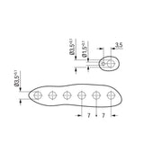 WAGO - Ein- und mehrpolige Klemmenleiste 1-Leiter-Stiftleiste 2091-1530/020-3000 CAGECLAMP,1,5qmm,lgr − 50 Stück
