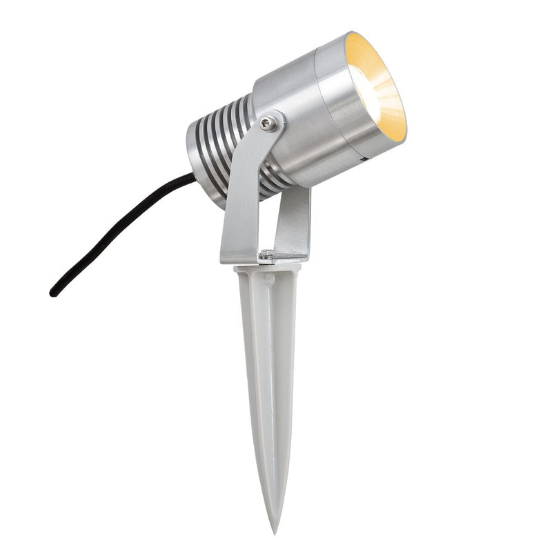 EVN Lichttechnik - Downlight/Strahler/Flutlicht P-LED COB Spot m.Erdspieß PC 671002 alu-mt 24VDC 10W 3000K IP65