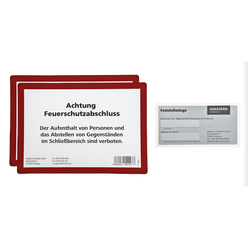 Hekatron Vertriebs - Warn-/Hinweisschild Mein HPlus Service-IA KIT 30-6800121-01-01