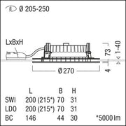 Zumtobel Group - Downlight/Strahler/Flutlicht LED - Downlight PANOS R  #62927763 940