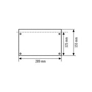 ESYLUX - Piktogramm für Not-/Hinweisleuchte Piktogrammscheibe 1-seitig SLX24DIS #EN10079061 PL
