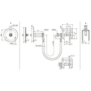 DEHN - Zubehör/Ersatzteile für Erdung und Blitzschutz Anschlussgarnitur UES 16 L1000 #416950 16mm² L1000mm
