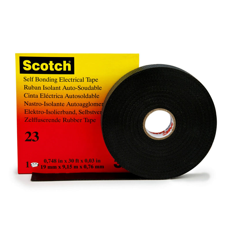 3M - Klebeband Isolierband Kautschuk Scotch 23 19x9,15 19mmx9,15m,selbstv