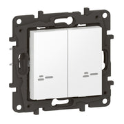 Legrand - Elektronischer Schalter Serienschalter Legrand 863632 2x250W proK. Ultraw