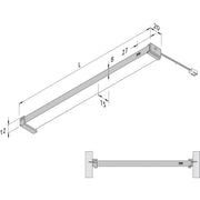 Hera - Decken-/Wandleuchte LED-Schrankinnenleuchte 61001213201 467mm