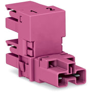 WAGO - Kompaktverteiler für steckbare Gebäudeinstallation h-Verteiler 2-polig 770-1653 Kod. B,pink − 50 Stück