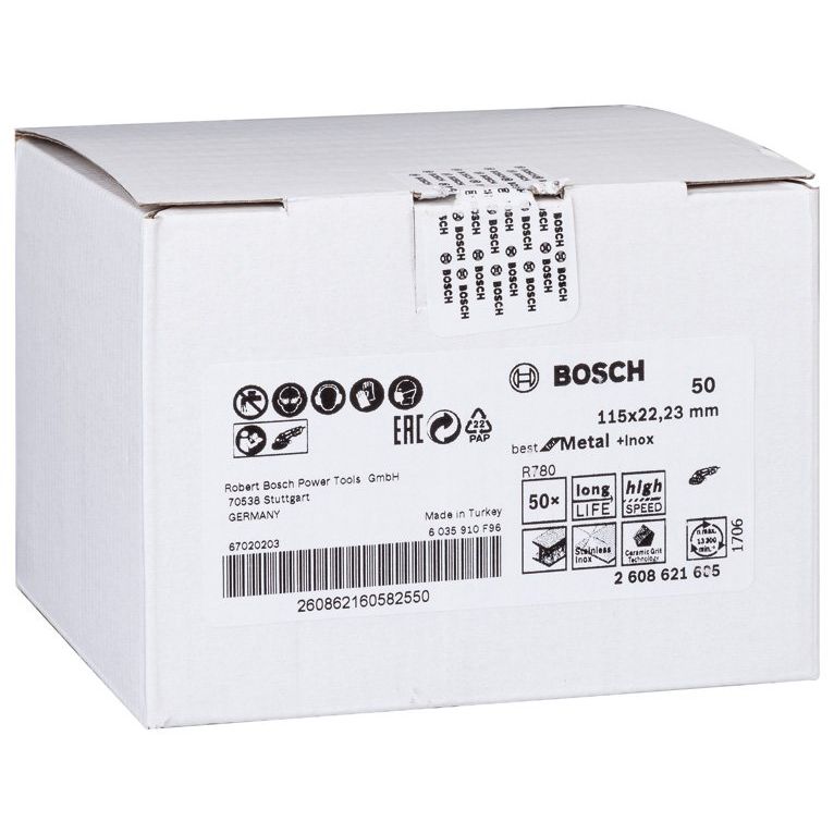 Bosch - Trenn-/Schleifscheibe PRO R780 Fiberscheibe, 2608621605 115 mm, G50