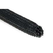 HellermannTyton - Hohlgeflechtschlauch Klapperschutzschlauch HEGSAS06-PET-BK(200) schwarz − 200 Meter
