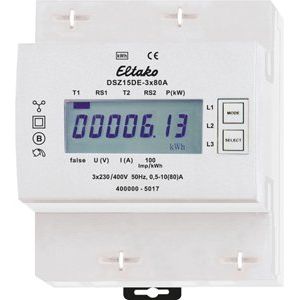 Eltako - Elektrizitätszähler Drehstromzähler DSZ15DE-3x80A