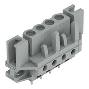 WAGO - Leiterplattensteckverbinder THT-Federleiste gerade 232-134/047-000 Rastermaß 5mm,grau − 50 Stück